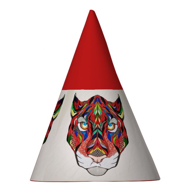 Gorra de fiesta de tigre (Derecha)