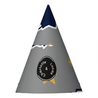 Gorra de fiesta personalizada de árbol y estrella