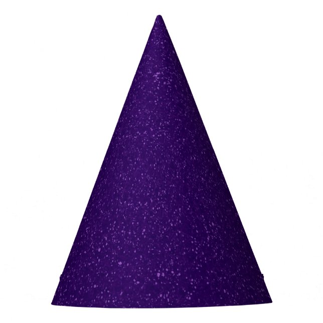 Gorra de Fiesta púrpura cósmico - Personalizable y (Anverso)
