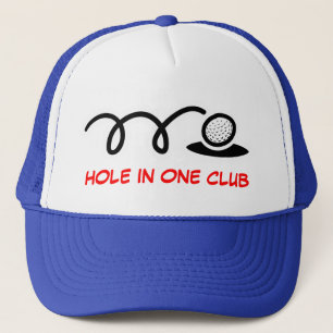 Gorra de golf humorístico agujero en un club