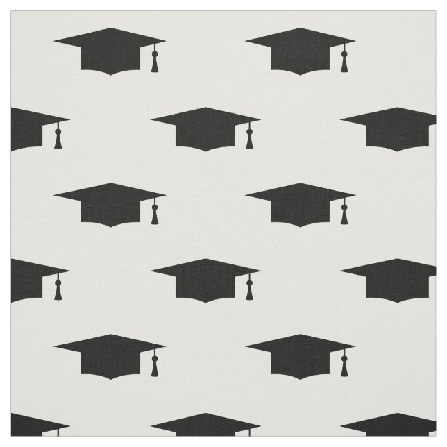 gorra de graduación con tela textil de estampado (Retal)