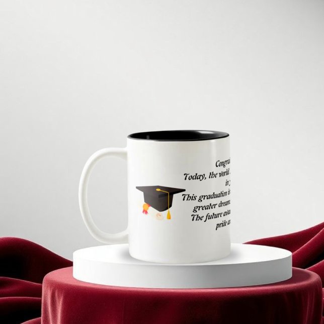 Gorra de graduación de taza de graduación con pala (Subido por el creador)
