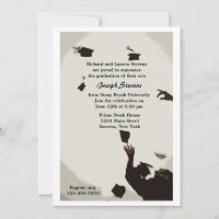 Gorra de Graduación Invitación Toss
