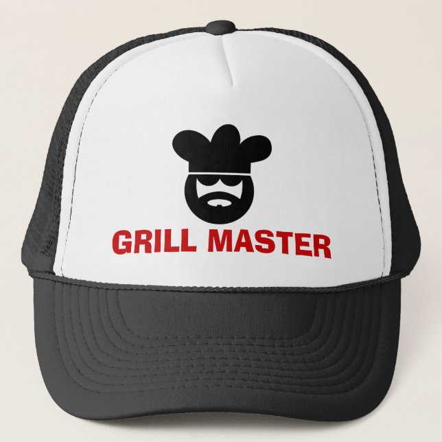 Gorra de Grill Master para los amantes del Bbq (Anverso)