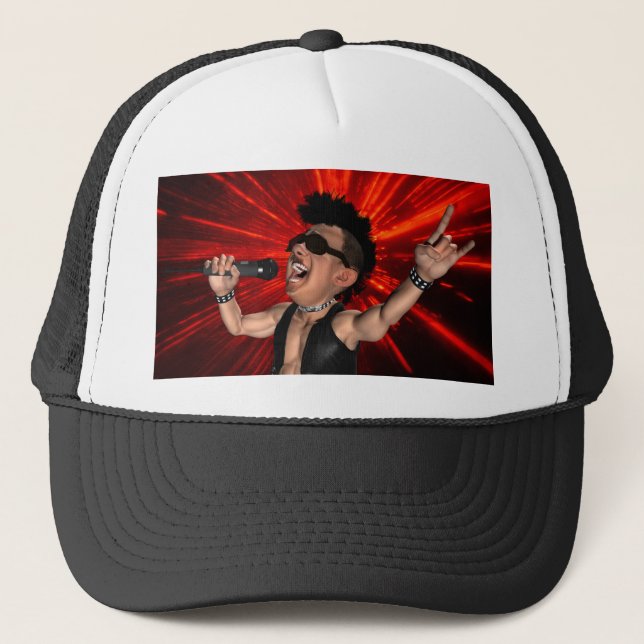 Gorra de gritos y vigas láser locos (Anverso)