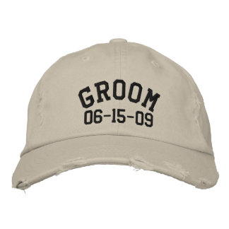 Gorra de Groom Embroidered personalizado