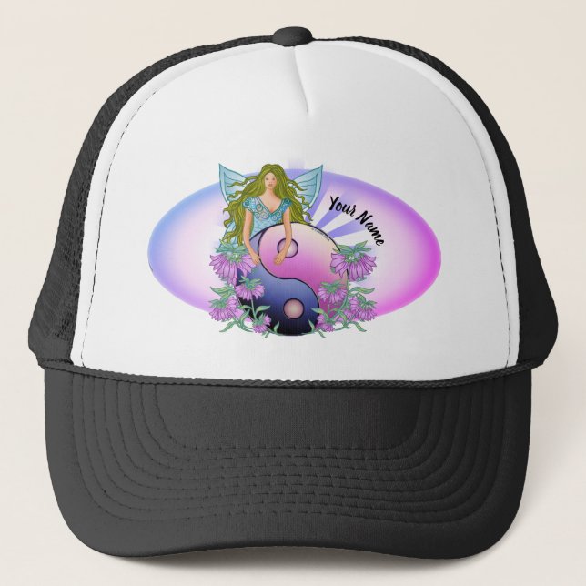 Gorra de hadas personalizado Yin Yang (Anverso)