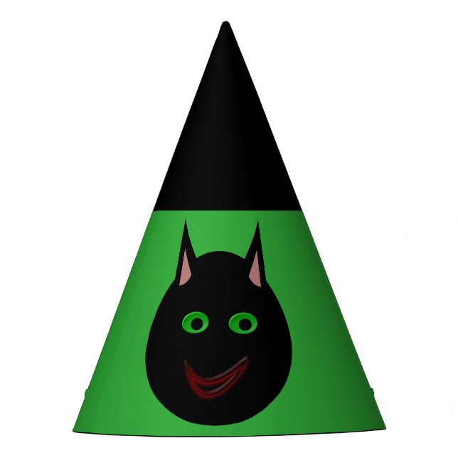 Gorra de Halloween Black Cat Fiesta (Anverso)