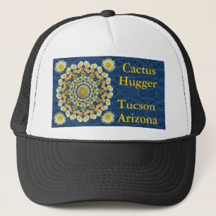 Gorra de Hugger del cactus con la mandala 1 del