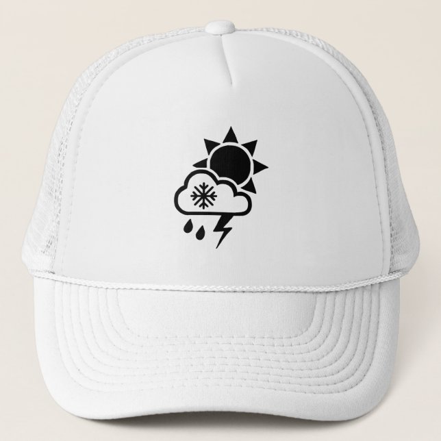 Gorra de iconos meteorológicos (Anverso)
