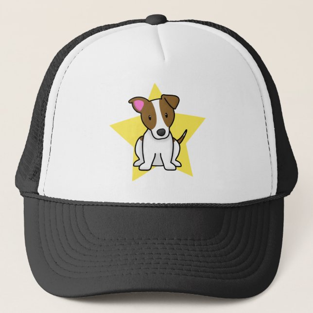 Gorra de Jack Russell Terrier de la estrella de (Anverso)