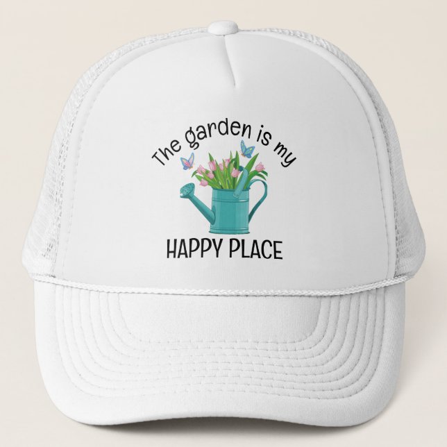 Gorra de jardinería de agua puede flores (Anverso)