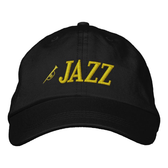 Gorra de Jazz Music Embroidered (Anverso)
