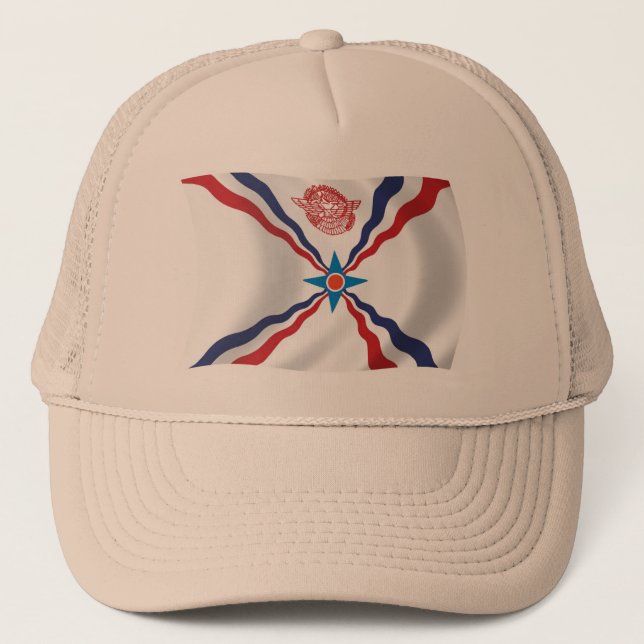 Gorra de la bandera asiria (Anverso)