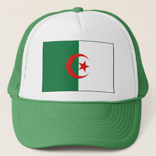 Gorra de la bandera de Argelia