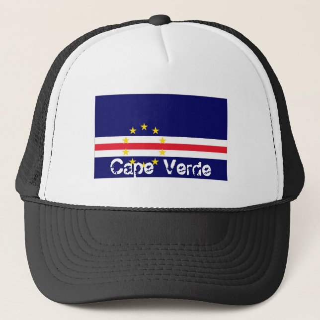 Gorra de la bandera de Cabo Verde (Anverso)