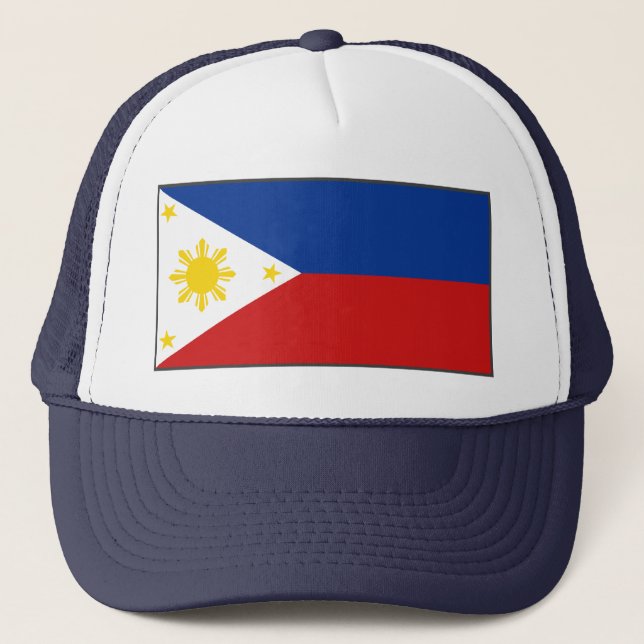 Gorra de la bandera de Filipinas (Anverso)
