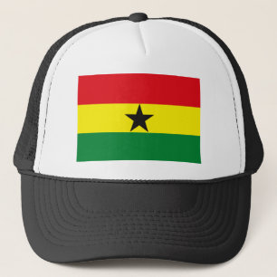 Gorra de la bandera de Ghana
