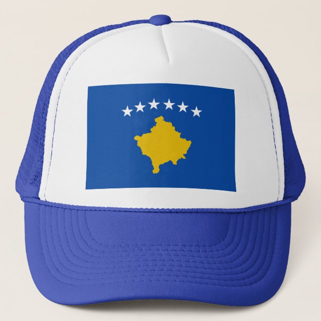 Gorra de la bandera de Kosovo (Anverso)