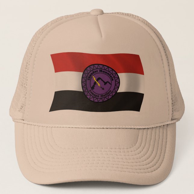 Gorra de la bandera de la nación Thunder Mountain  (Anverso)