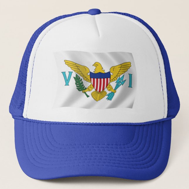 Gorra de la Bandera de las Islas Vírgenes de Estad (Anverso)