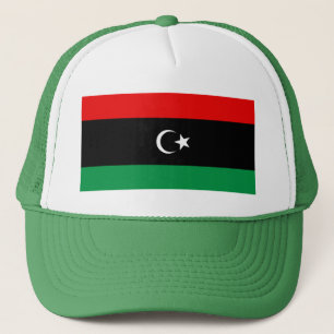 Gorra de la bandera de Libia