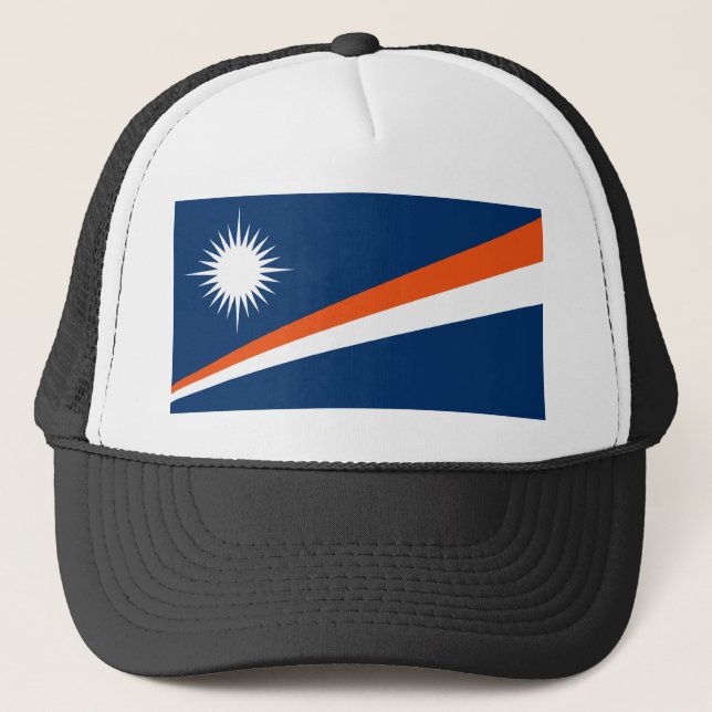 Gorra de la bandera de Marshall Islands (Anverso)
