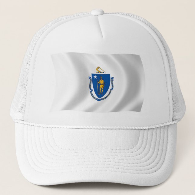 Gorra de la bandera de Massachusetts (Anverso)