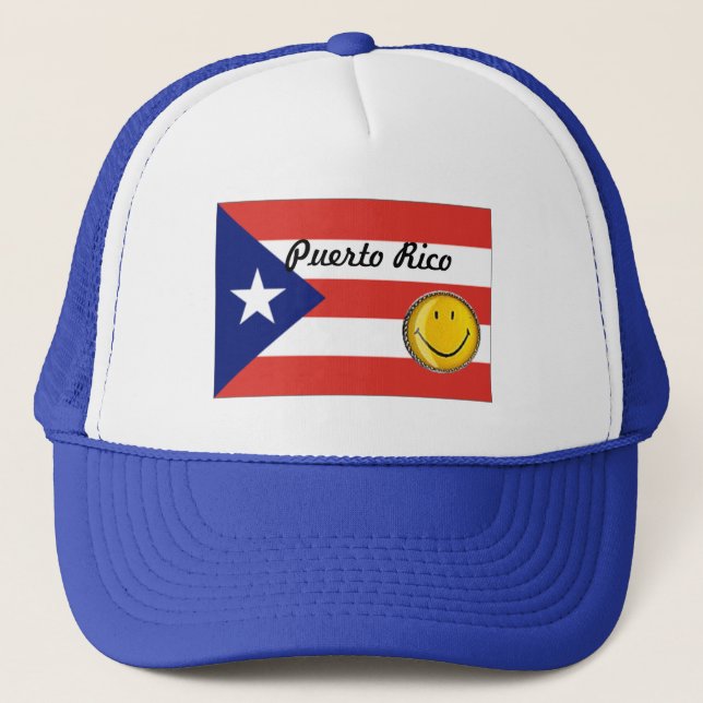 Gorra de la bandera de Puerto Rico - modificado (Anverso)