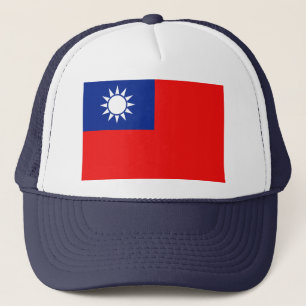 Gorra de la bandera de Taiwán