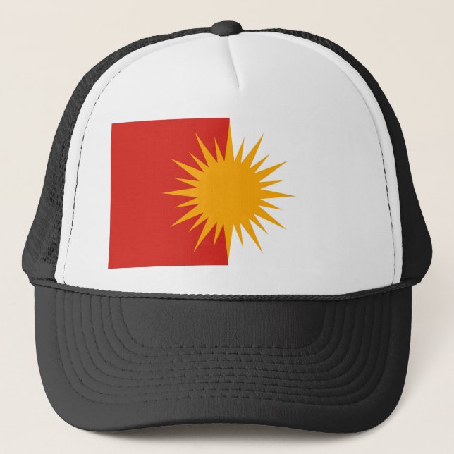 Gorra de la bandera de Yezidi (Anverso)