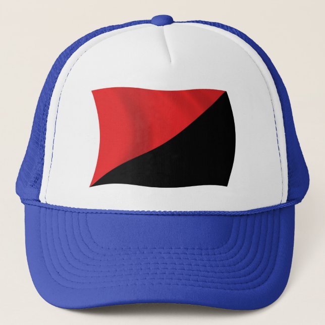 Gorra de la bandera del anarquio-sindicalismo (Anverso)