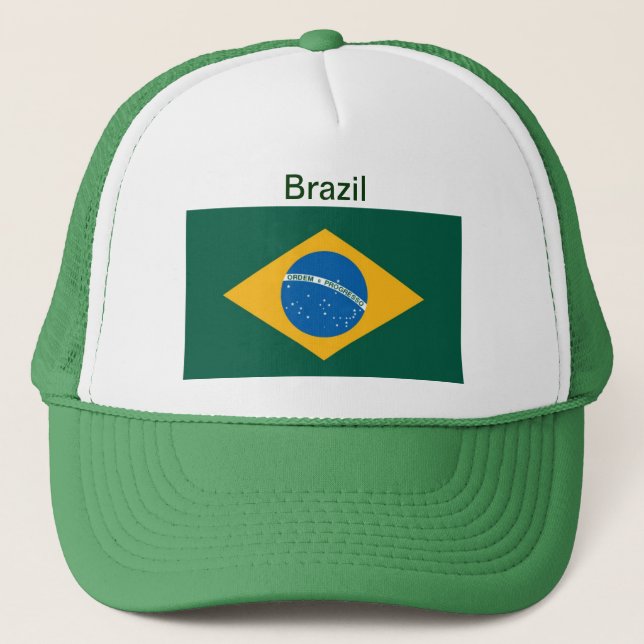 Gorra de la bandera del Brasil (Anverso)