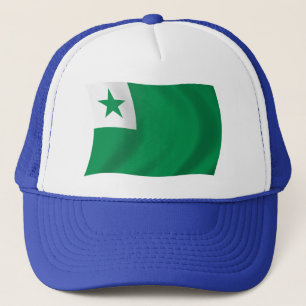 Gorra de la bandera del esperanto