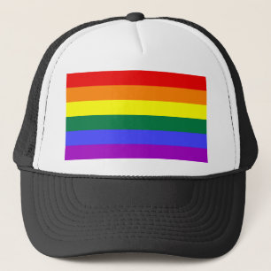 Gorra de la bandera del orgullo arcoiris