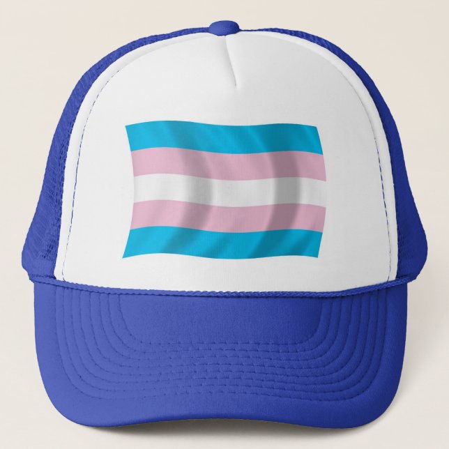 Gorra de la bandera del orgullo transgénero (Anverso)