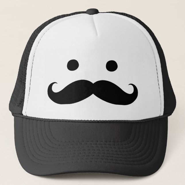 Gorra de la cara del bigote (Anverso)