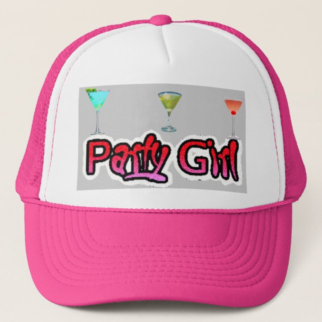 Gorra de la chica marchosa (rosa) (Anverso)