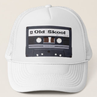 Gorra de la cinta de casete de la escuela vieja