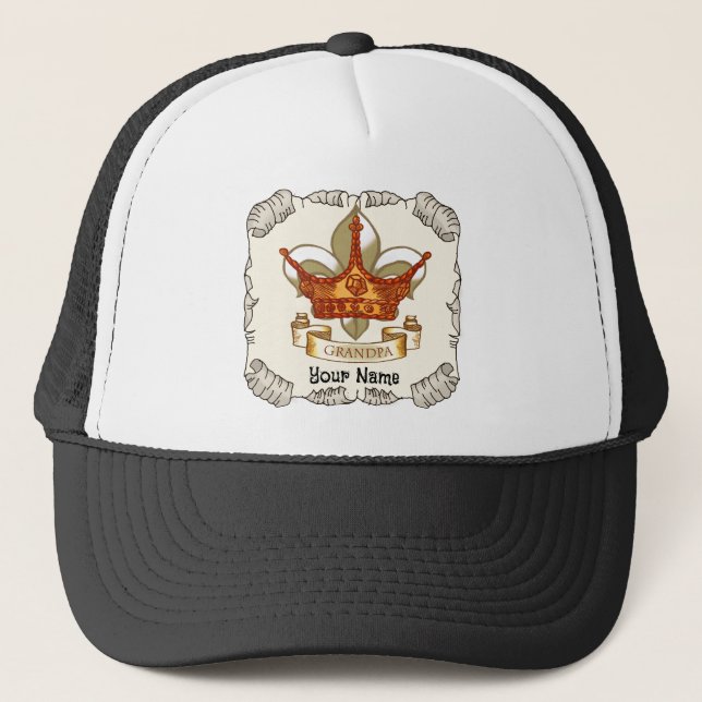 Gorra de la Corona King GrandPa (Anverso)
