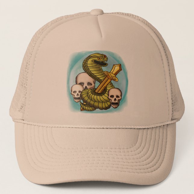 Gorra de la espada del Rey Cobra Skull (Anverso)