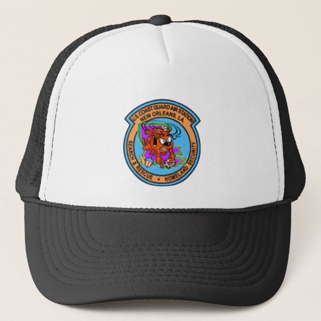 Gorra de la Estación Aérea de la Guardia Costera d (Anverso)