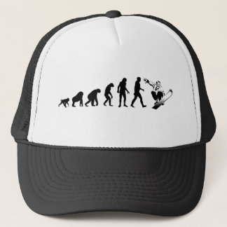 Gorra de la evolución del Snowboarder