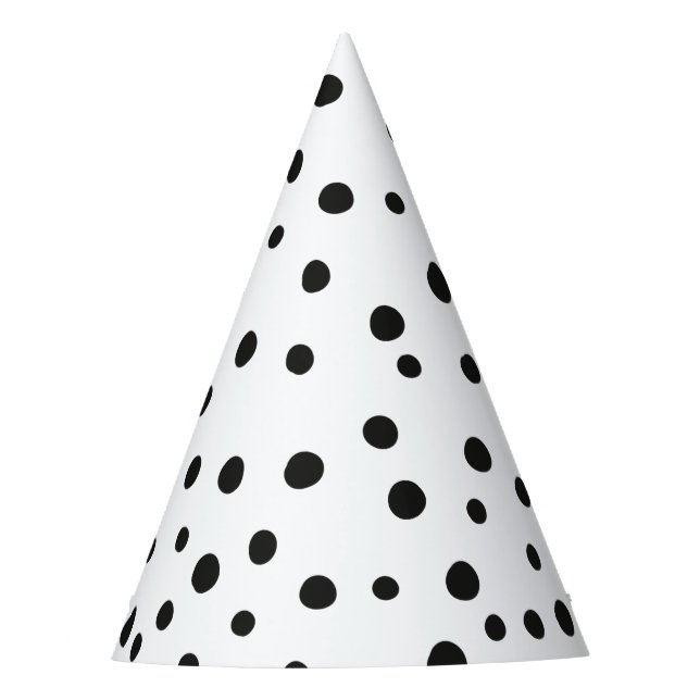 Gorra de la fiesta de cumpleaños de Cute Polka (Anverso)