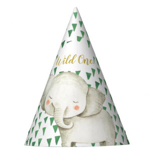 Gorra de la fiesta de cumpleaños de un elefante s