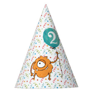 Gorra de la fiesta de cumpleaños del monstruo