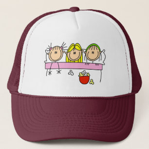 Gorra de la fiesta de pijamas del chica