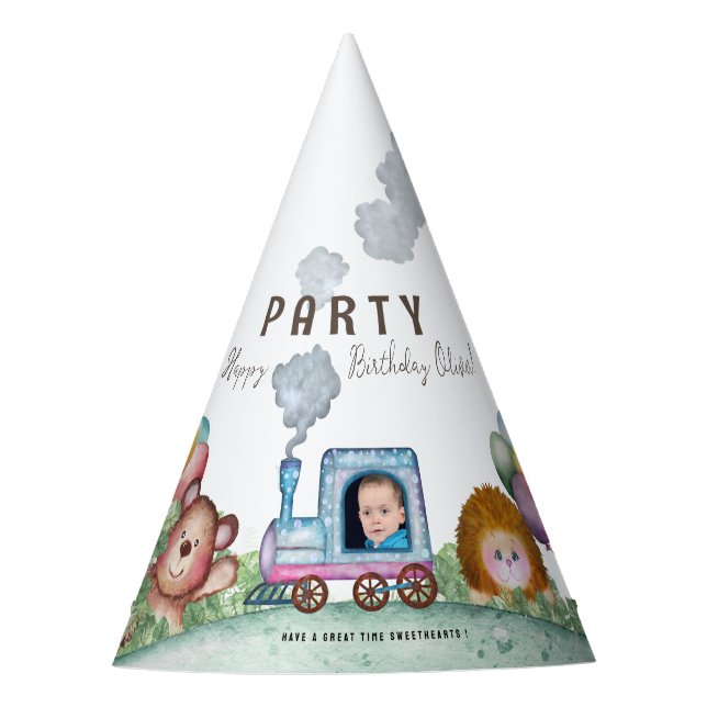 Gorra de la fiesta temática de Choo Choo Train Rai (Anverso)