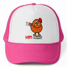 Gorra de la gallina del fiesta