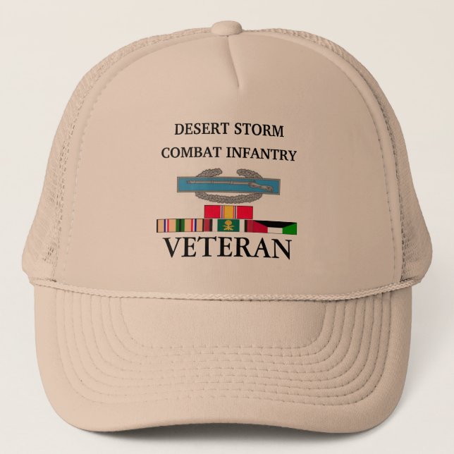 Gorra de la infantería del combate de la tormenta (Anverso)